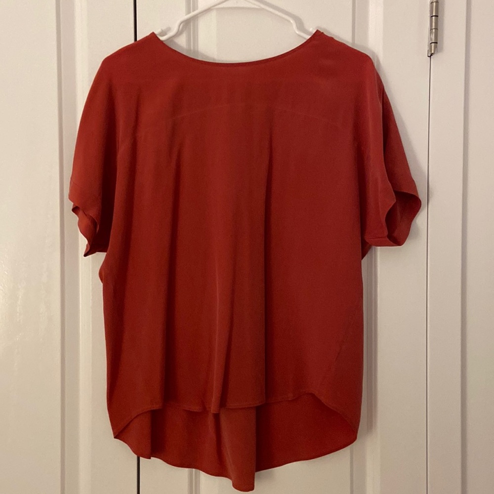 100% silk Madewell shirt